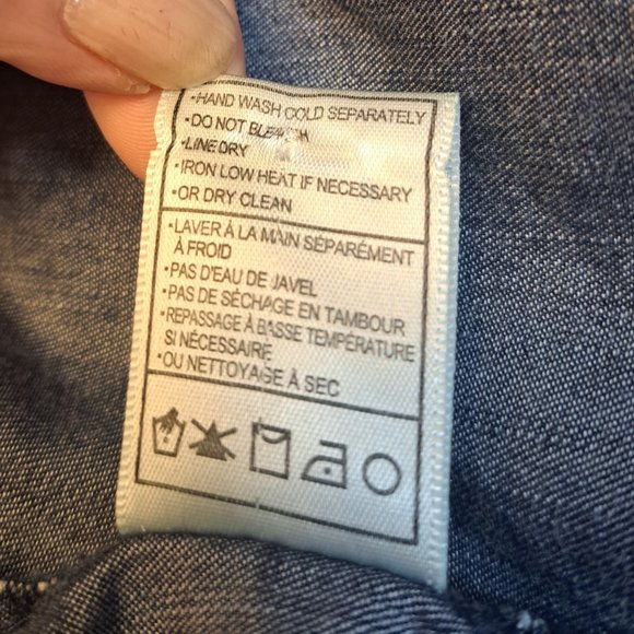 Jack BB Dakota Chambrey Button Front Long Sleeve Dress Size Small - Picture 3 of 9